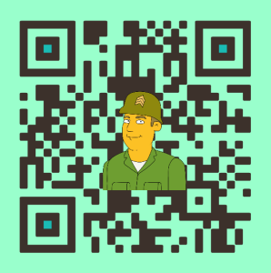 Another example of a custom QR code