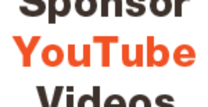 Sponsor youtube videos and channel featured image